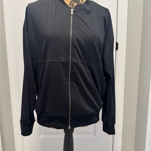 Maurices Classic Black Bomber Jacket